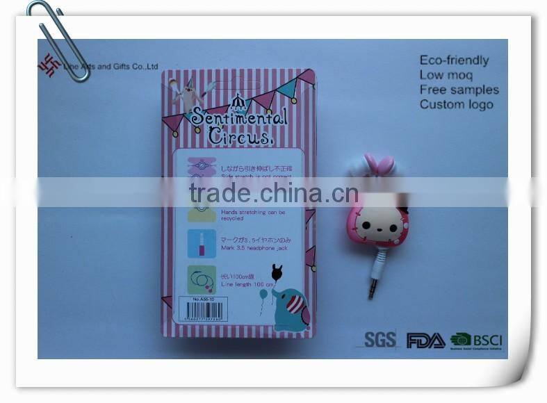 Good quality hot cartoon designs earphone for children