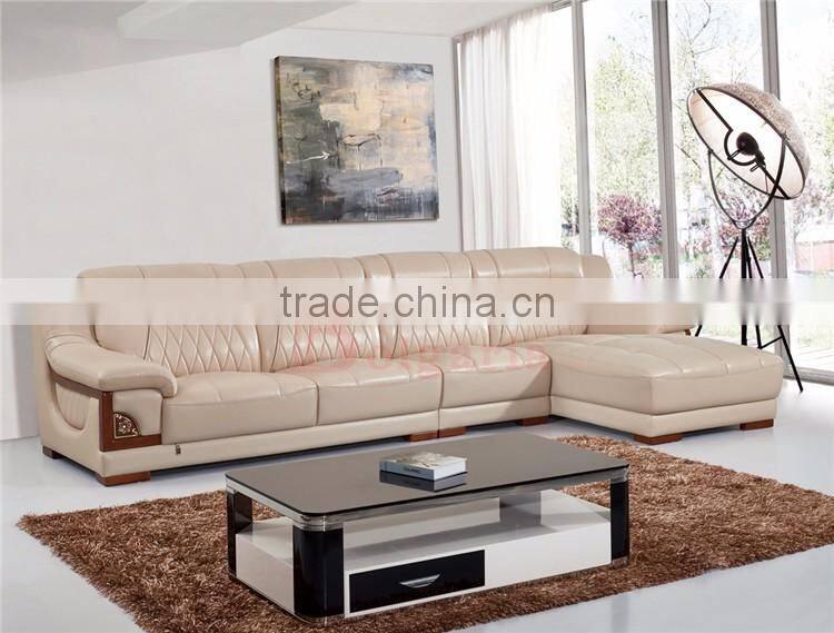 Aesthetic design easy clean moistureproof OEM set sofa leather