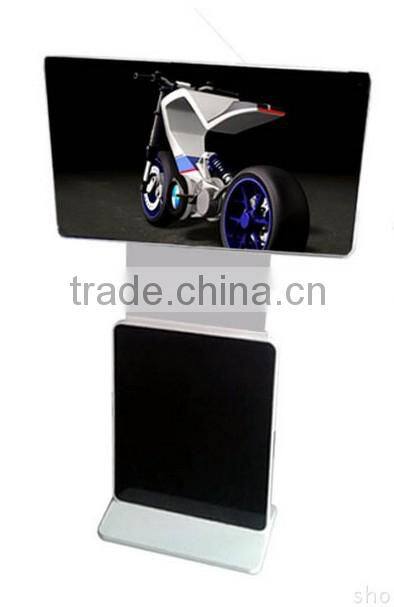 55 inch alone stand rotatable LED network android totem monitor