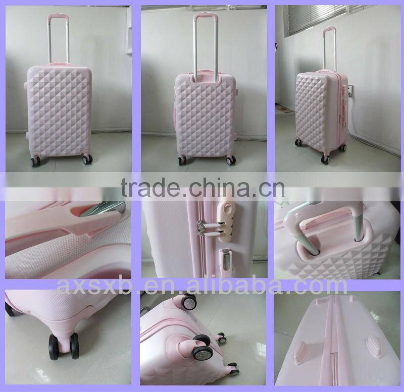 ABS+PC 3 pcs set eminent plastic spinner computer pretty aircraft airport caster travel trolley carry on waterproof baggage