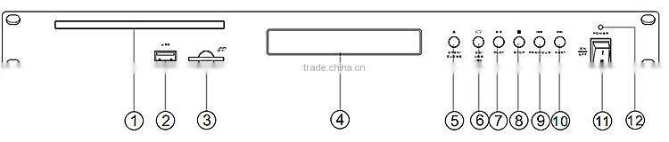 Professional High quality PA System Programmable CD/Mp3 Player