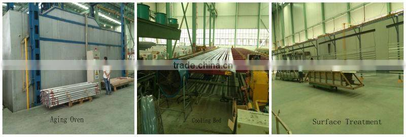 hot selling larger diameters aluminum extrusion pipe