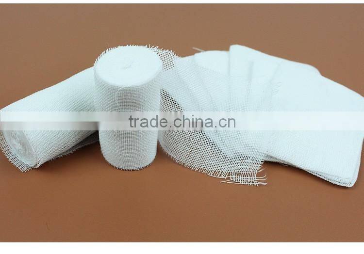 Disposable Medical Supplies Cotton Gauze Bandage Half Elastic Surgical Dressing Gauze