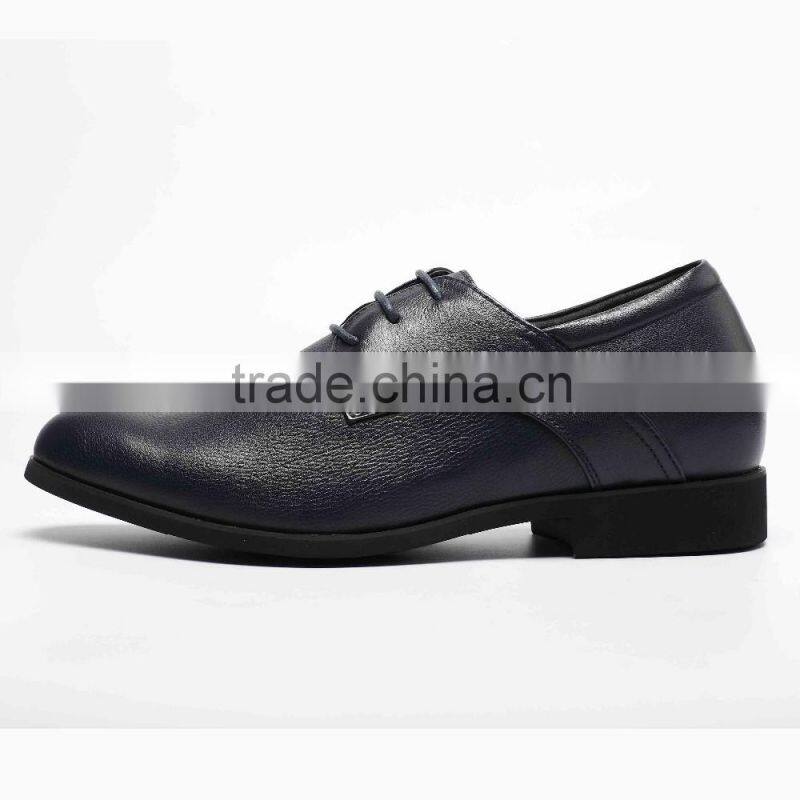 2016 comfortable genuine leather formal shoes for men black