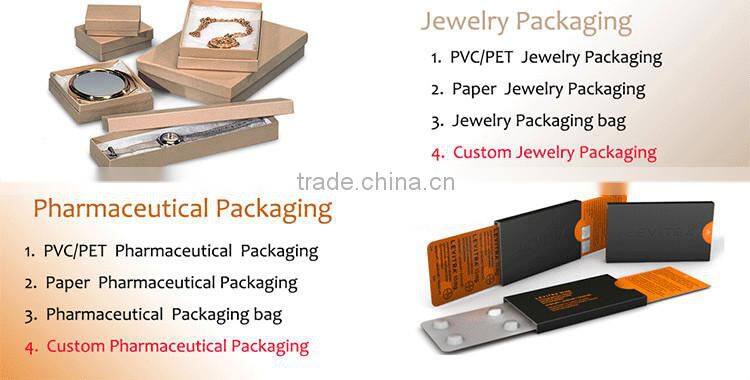 2016 promotional fashion design with window women underwear packaging box