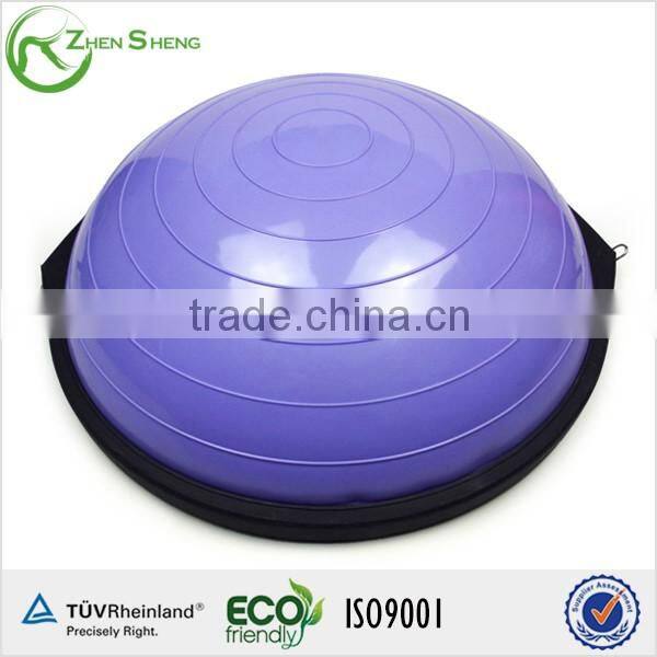 ZHENSHENG half gym fitness ball with handles