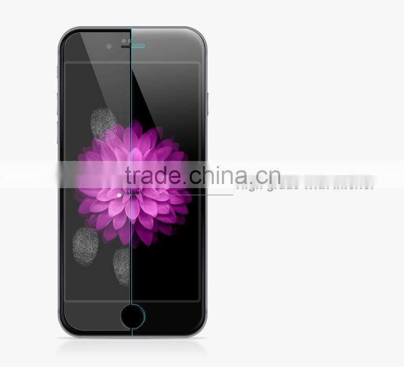 full body invisible tempered glass protective film for Iphone 6, 0.2mm 0.33mm toughened glass film screen protector for apple 6