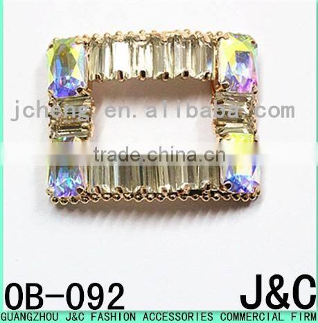 crystal AB acrylic lady fashion shoes ornaments