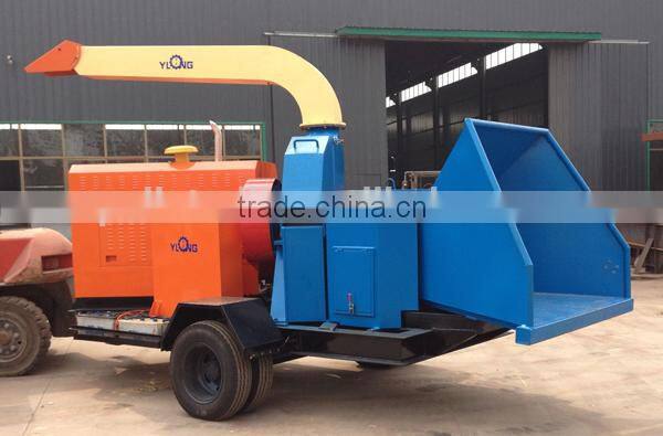 10-20t/h mobile wood chipper shredder