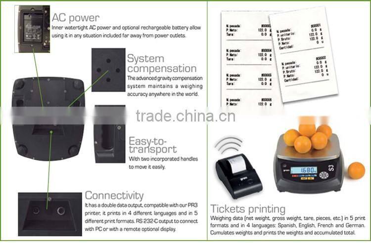 2016 Hot Sales 30KG Digital Kitchen Scale