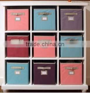 Most Popular Home Collection No-woven Cube Bin Organizer Collapsible Storage Baskets