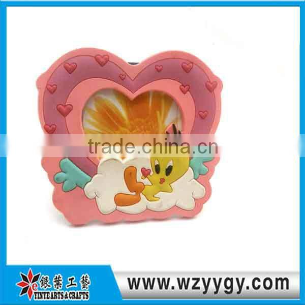 Customized 3D Soft pvc photo frames for picture