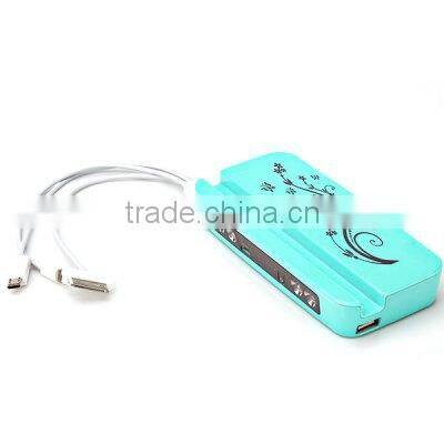 led flat led torch power bank for all brands mobile phone
