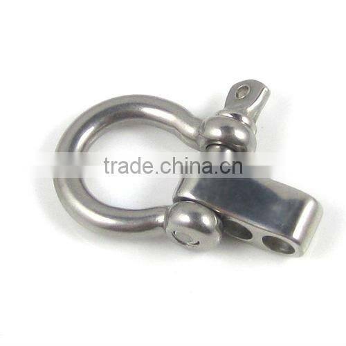 Adjustable d shape stainless steel shackle PRA-1006