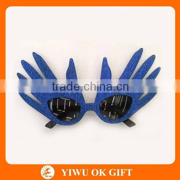 Funky Hand Palm Party Sunglasses Sparkling Party Glasses