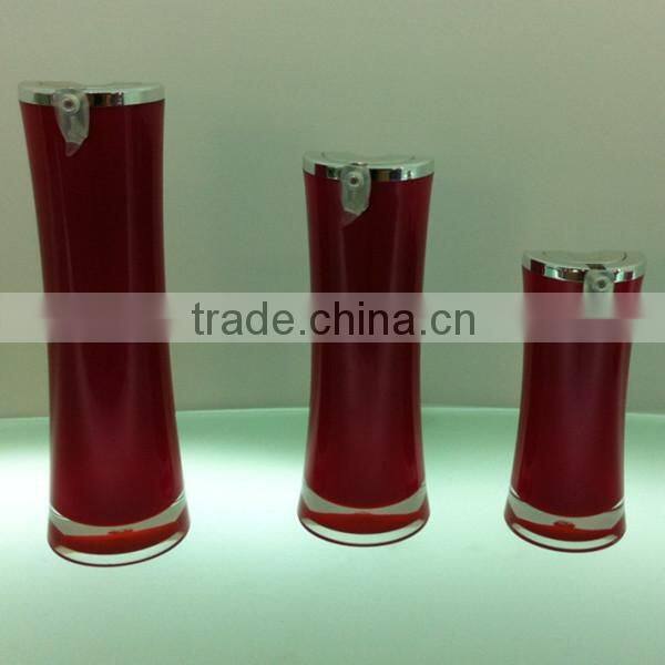 waist cosmetic lotion bottle acrylic bottle cosmetic empty bottle