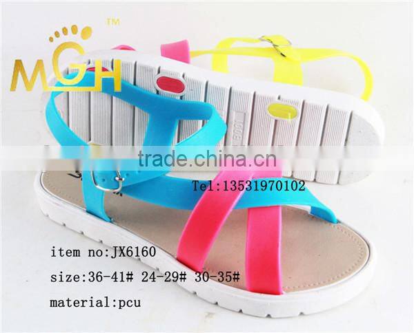 new fashion design pcu matching color shoes