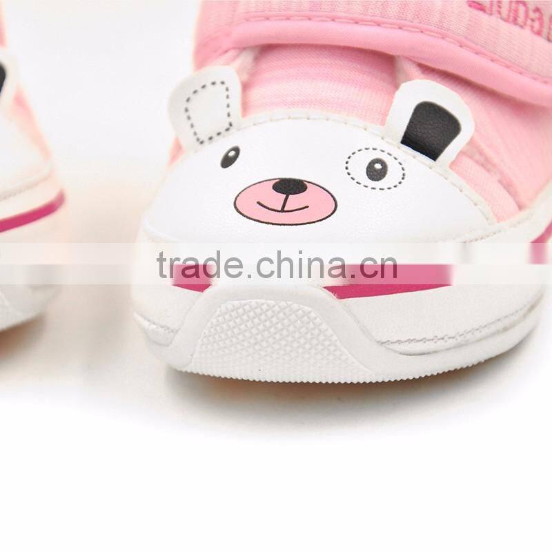 2016 XIAOLIUBAO baby warm shoes with knitted cartoon