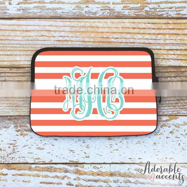 Personalized Chevron Monogram Pad Sleeve