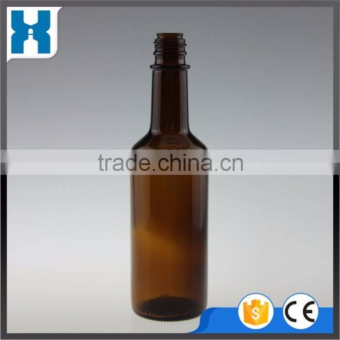 100ML EMPTY AMBER BEVERAGE GLASS BOTTLE