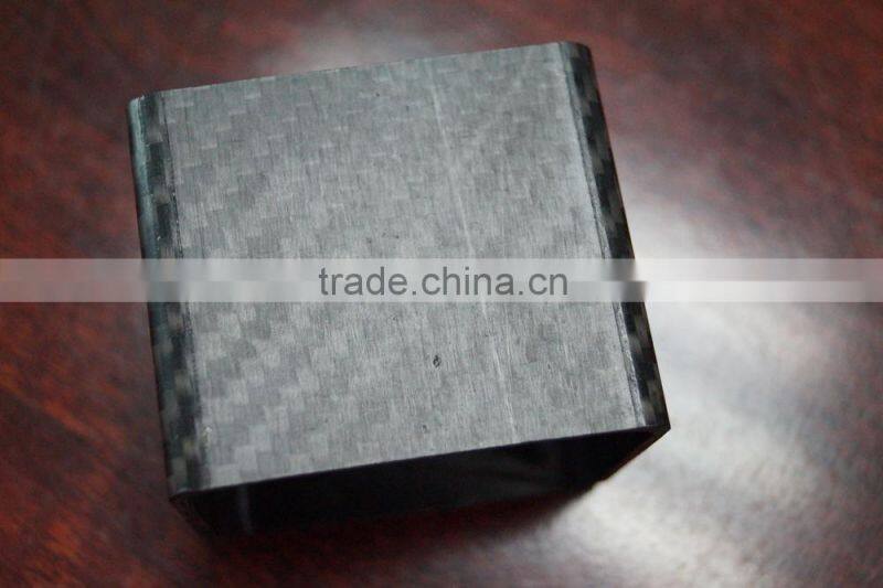 High performance carbon fiebr suqare tube in China