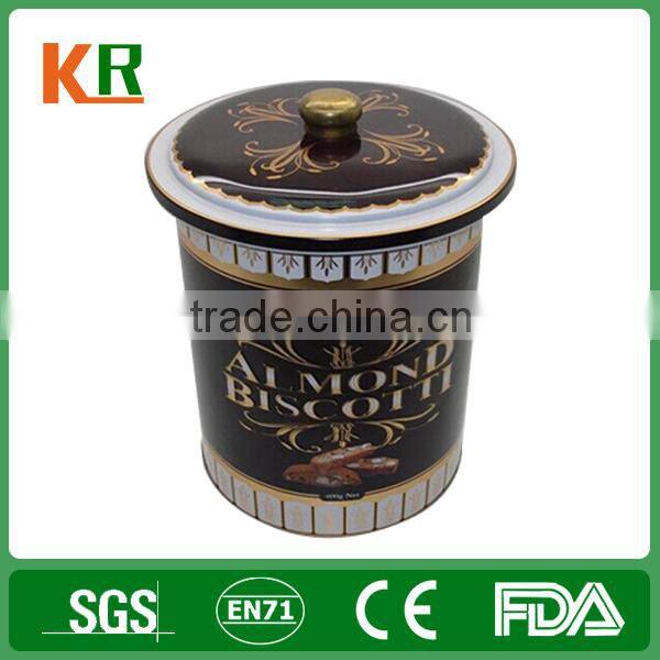 Rigid Decorative Tin Cookie Boxes