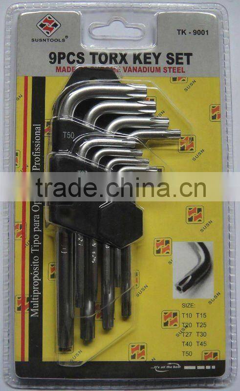 9 PCS Metric and SAE Hex Spanner/Hex Key Spanner
