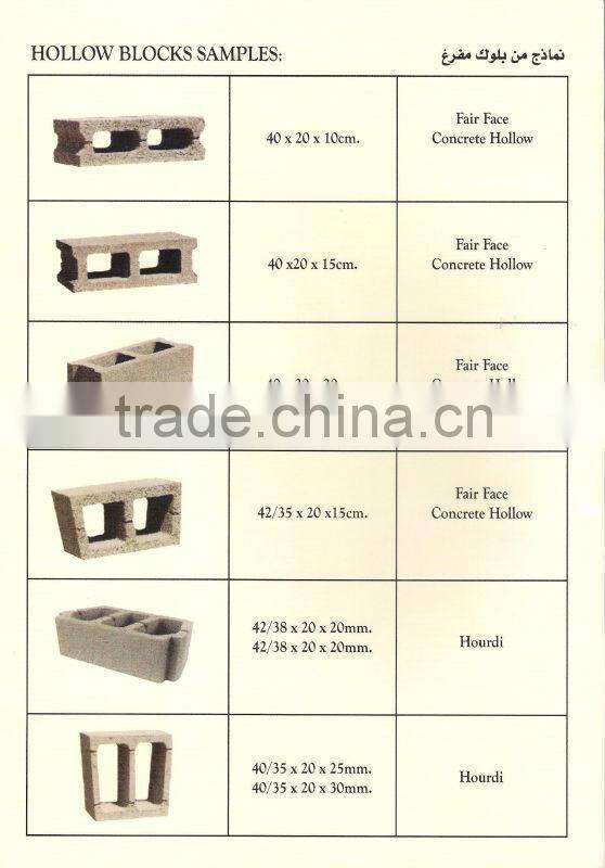 hollow blocks size in india qt40-3a dongyue machinery group