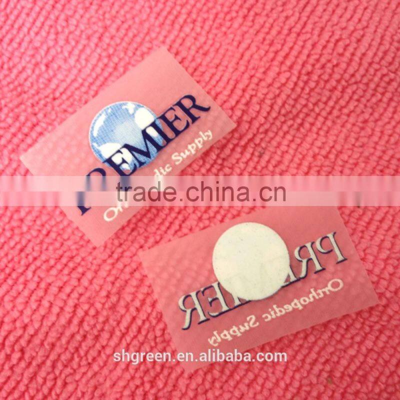 PET film heat seal,hot pressed transfer label for t-shirt