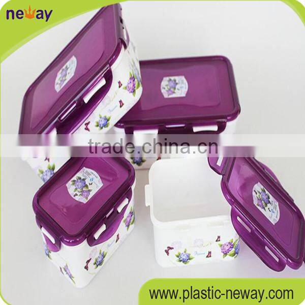 plastic container food packaging for pickle food grade silicone container