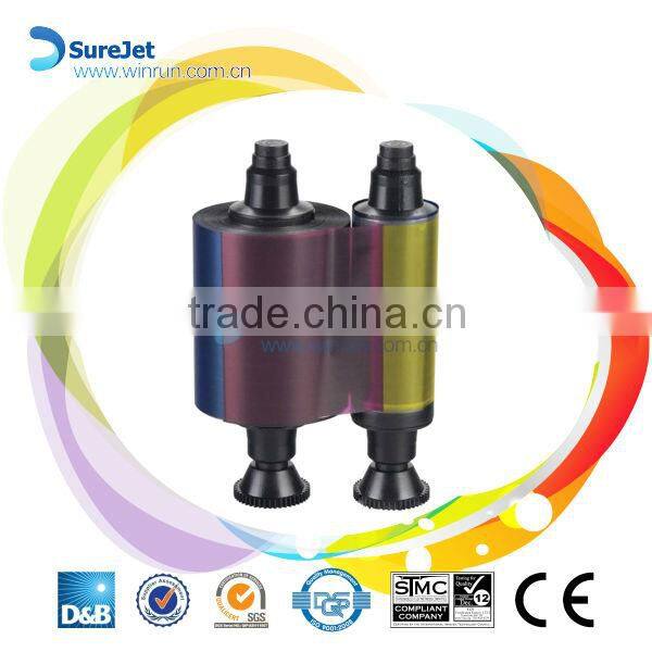 Printer ribbon for Evolis R2012 Blue color with prints 1000