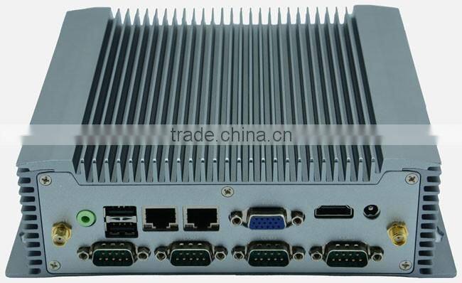 X86 Embedded Fanless Box PC Intel 1037U dual-core CPU MINI Computer