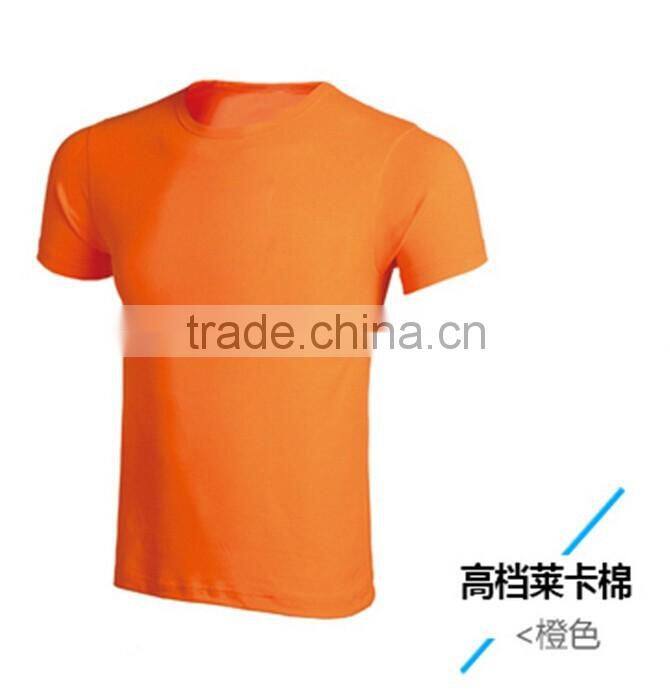 2016 2016 new design summer short sleeve black mens cotton lycra t-shirts