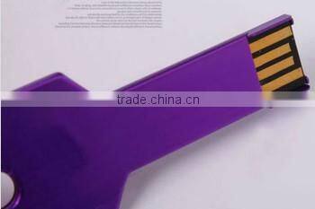 Key shape usb flash drive, metal key usb, promotional gift usb key with life warranty