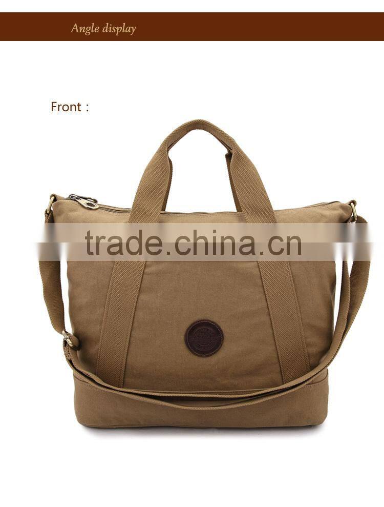 Elegant Lady Handbag Canvas Shoulder Bag Canvas Tote Bag Canvas Travel Bag Vintage Canvas Bag Tablet Messenger Bag
