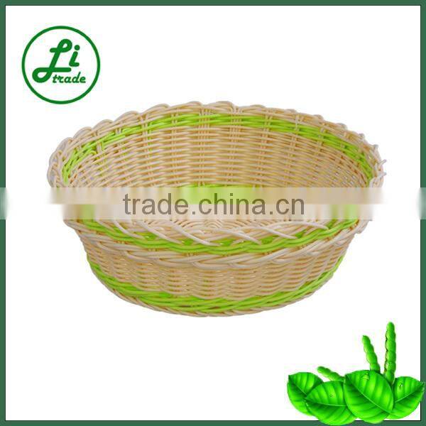 plastic woven kitchen basket
