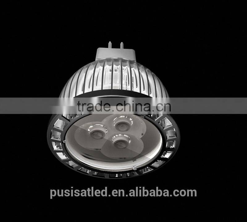 2014 dimmable LED spotlight MR 16 3w Top Quality GU5.3