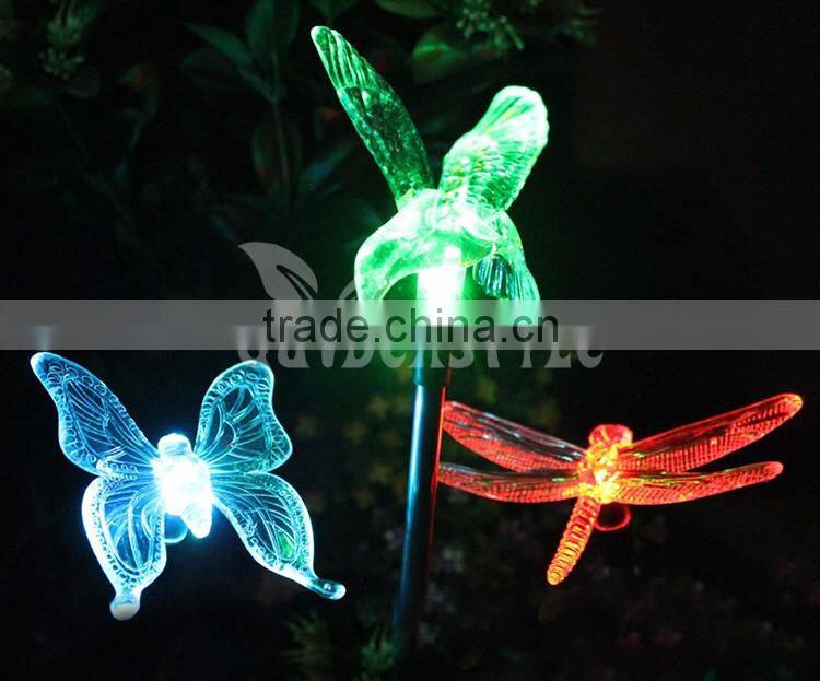 landscape lighting for patio, butterfly bird dragonfly design lighting, lawn light modern outdoor lighting