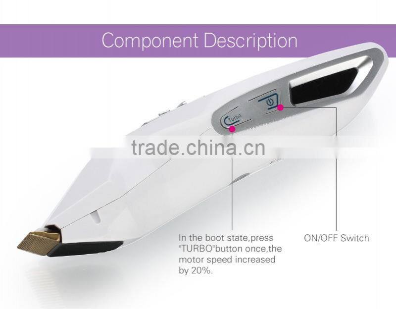 Rechargeable waterproof Hair Clipper.Zinc-plated titanium.NI-MH battery.professional.Hair Trimmer. ceramic blade