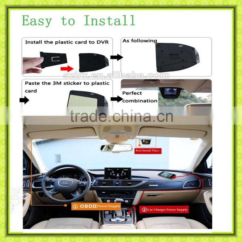 170 wide angle fisheye len car dvr camera 1080p car blackbox dashcam 902b