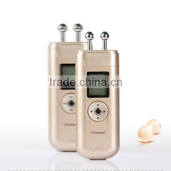 Iontophoresis face lift muscle tone machine for home use