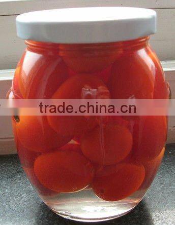 Canned cherry tomato in syrup