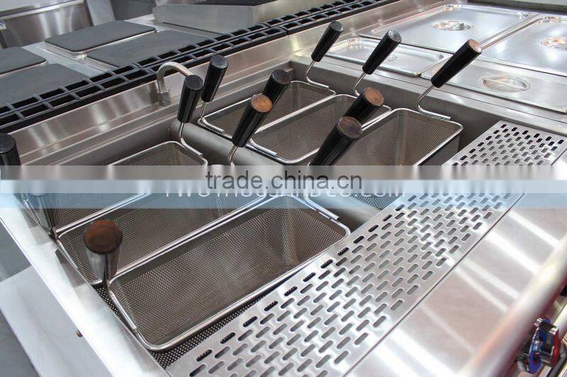 2017 Hot Sale Cooking Equipment for Pasta - Gas, 6 Baskets, 80523 BTU, 100 KG, TT-WE162C
