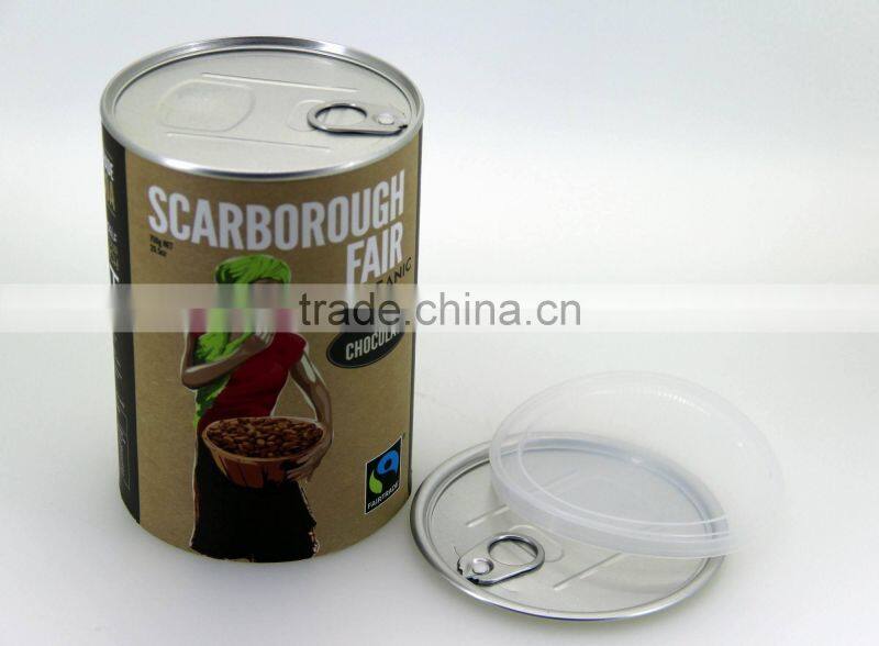 Paper tea canister with SGS and FDA certificate