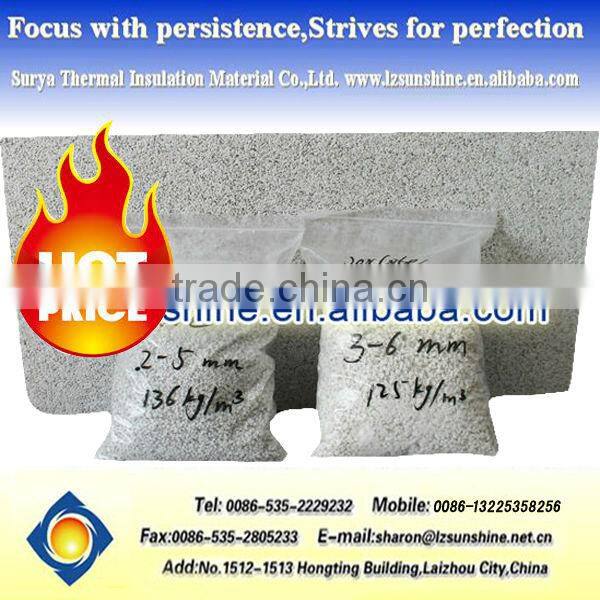 Fireproof expanded perlite insulation clading