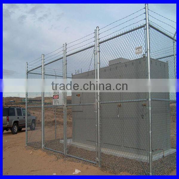 9 guage pvc coated chain link wire mesh fence