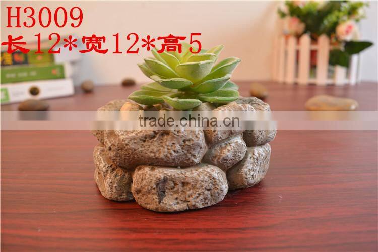 lovely decorative natural stone flower pot stone crafts