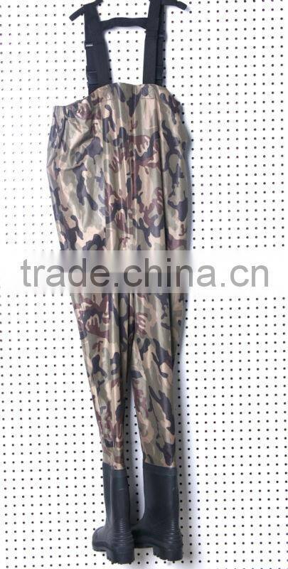 Latest factory sale new product waterproof fishing chest waders with high quality