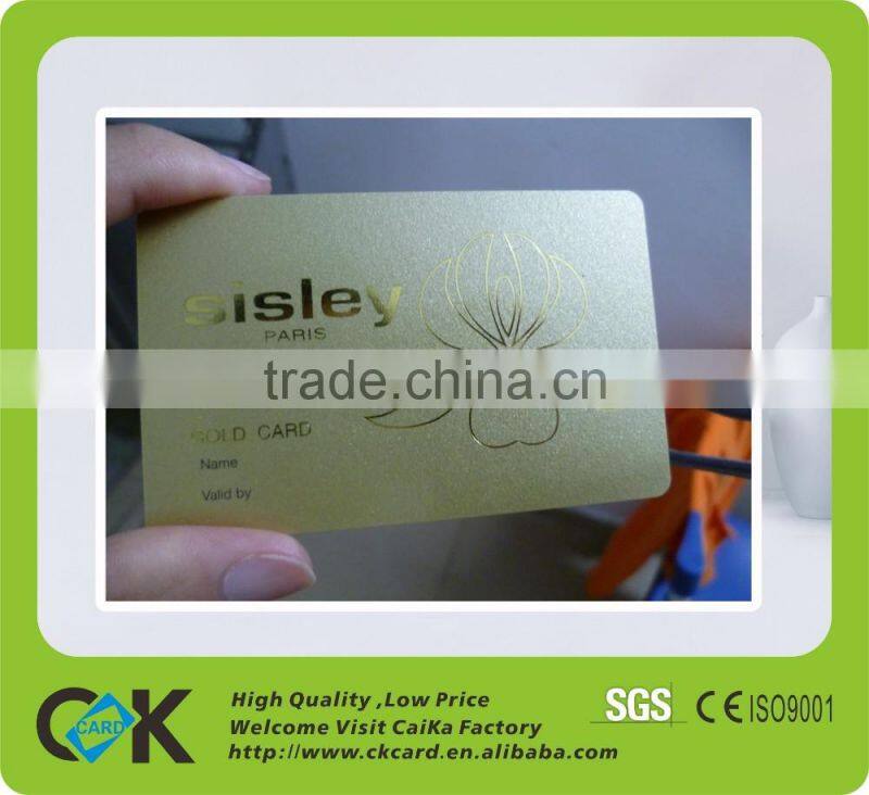 Custom overlay hologram plastic card from golden supplier