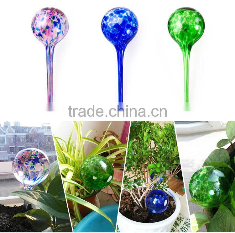 iLOT Hand-blown Glass Aqua Automatic Houseplant Watering System